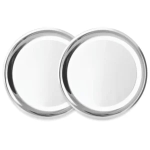 PNB Kitchenmate Stainless Steel Plate Bharat – Plain (Set of 1)