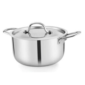 PNB Kitchenmate Triply Cookpot – Stainless Steel – Silver (1.5L)