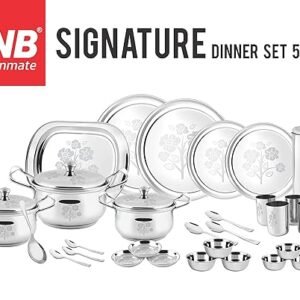 PNB Kitchenmate Stainless Steel Dinner Set 57 Pcs