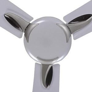 Khaitan Adore Hi-Speed Metallic Pearl White 1200 mm Anti Dust 3 Blade Ceiling Fan