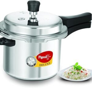 Pigeon by Stovekraft Deluxe Aluminium Outer Lid Pressure Cooker, 3 Litres