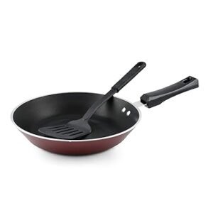 PNB Kitchenmate No-Oily Non-Stick Smart Frypan 240 mm Induction Base (Thickness: 4 mm; Capacity 1.5 LTR.) (Material: Aluminium)