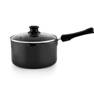 PNB Kitchenmate Solitaire Saucepan 160 mm Induction Base (Thickness: 3.25 mm; Capacity 1.6 LTR.) (Material: Aluminium)